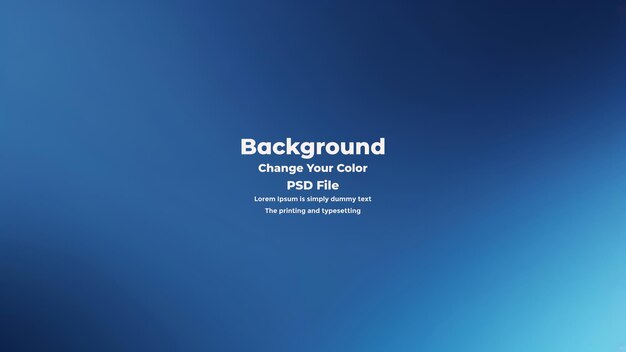 psd abstract blue gradient background empty blue texture