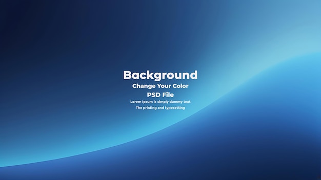 พื้นหลังไล่ระดับสีฟ้าแบบนามธรรม PSD พื้นผิวสีฟ้าว่างเปล่า