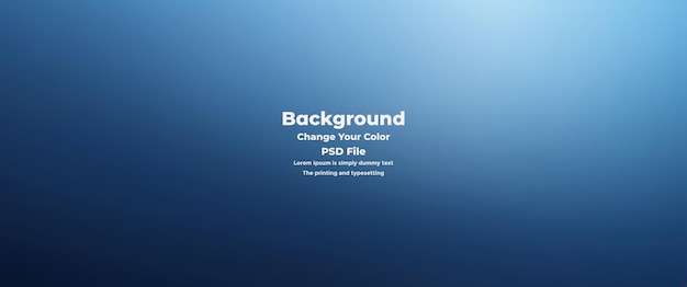 พื้นหลังไล่ระดับสีฟ้าแบบนามธรรม PSD พื้นผิวสีฟ้าว่างเปล่า