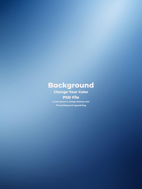 psd abstract blue gradient background empty blue texture