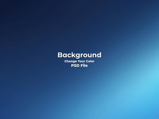 Psd abstract blue gradient background looks modern blurry textured blue wallpaper