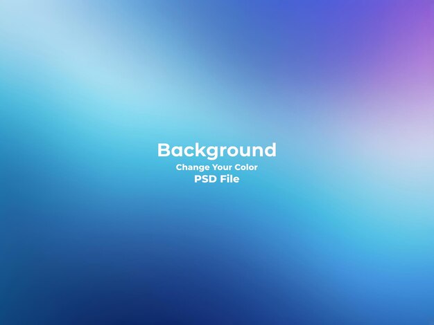 Psd abstract blue gradient background looks modern blurry textured blue wallpaper