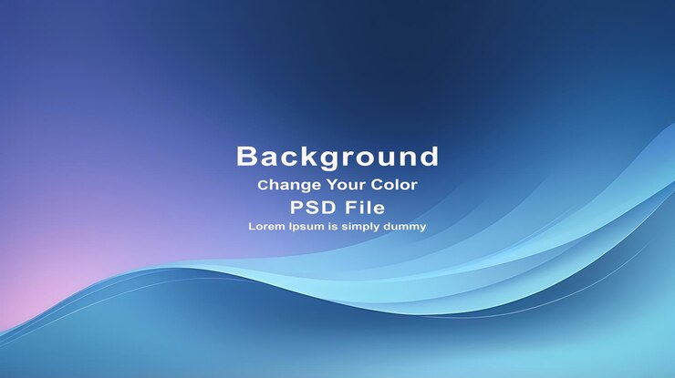 PSD psd abstract blue gradient background looks modern blurry textured blue wallpaper