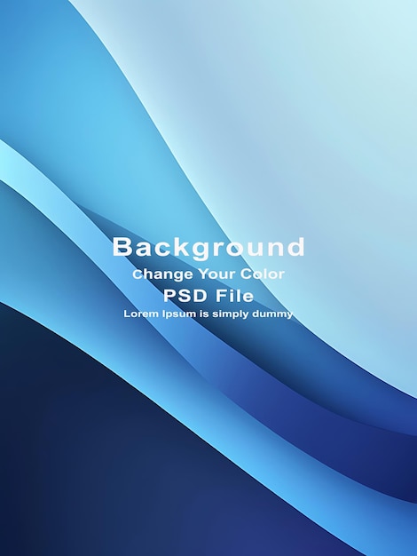 psd abstract blue gradient background looks modern blurry textured blue wallpaper