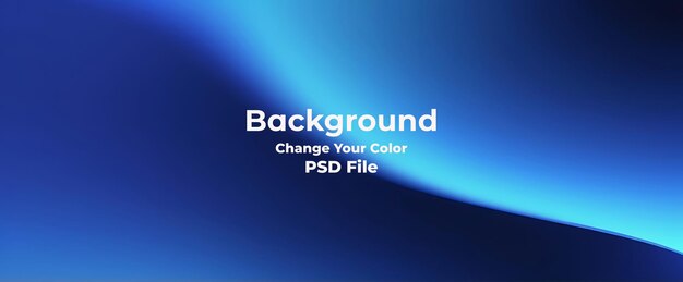 Psd abstract blue gradient background looks modern blurry textured blue wallpaper