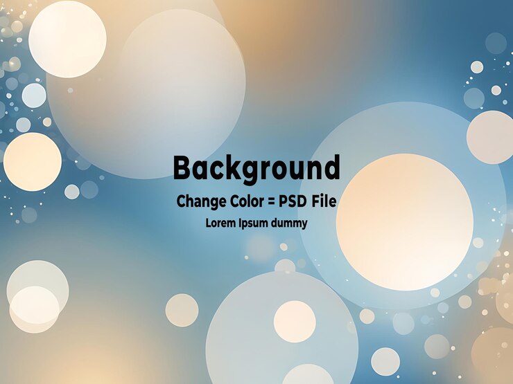 PSD psd 抽象 bokeh 背景光的向量插图