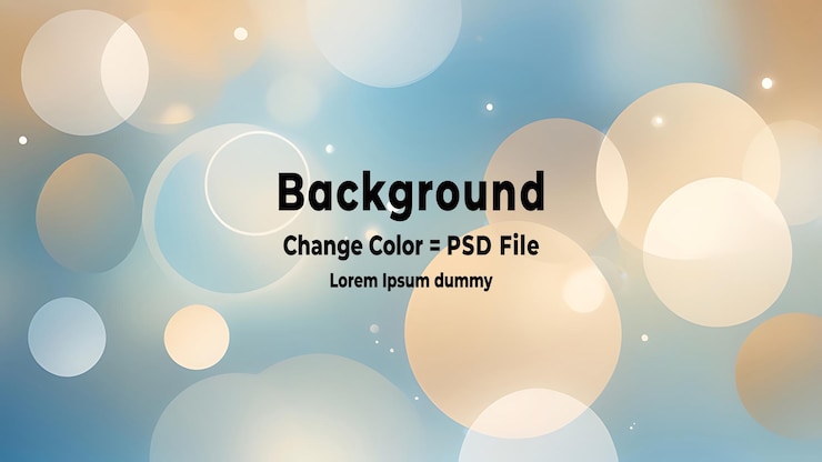 PSD psd 抽象 bokeh 背景光的向量插图