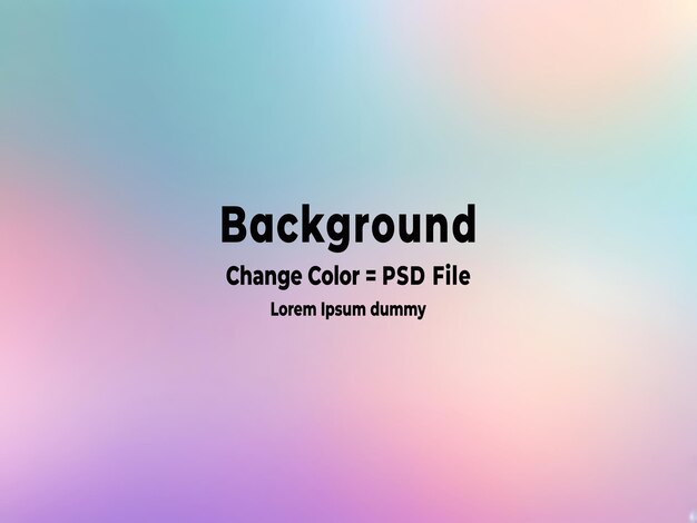 psd abstract colorful background blurred gradient pastel color palette