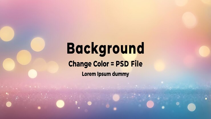 PSD psd 추상 꿈꾸는 파스텔 빛 부드러운 보케 판타지 배경