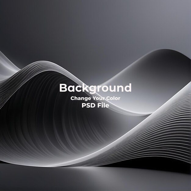 PSD psd abstract gray background wave particles technology carbon line gray wallpaper texture