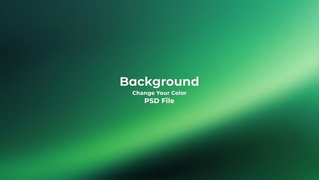 Psd abstract green background gradient that looks modern green wallpaper blue background