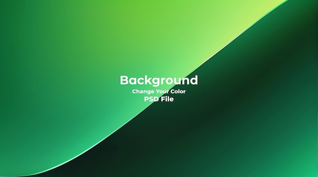 Psd abstract green background gradient that looks modern green wallpaper blue background