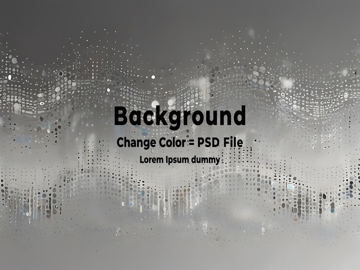 PSD psd ディナミック・テクノロジー・ネットワークの灰色の背景のポスター (ベクトルイラスト)