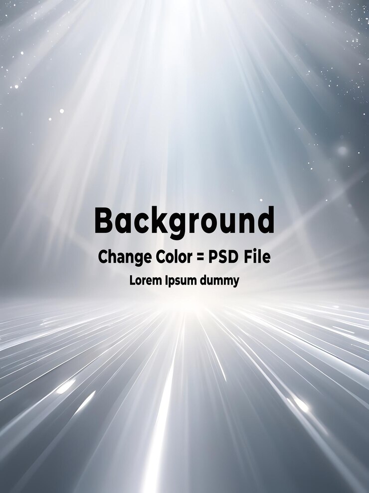 PSD psd アブストラクト 柔らかい銀色の光線と霧の白いボケの豪華な背景を特徴とする静かな
