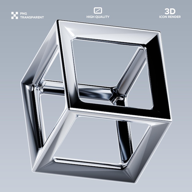 psd abstract shape 3d illustration