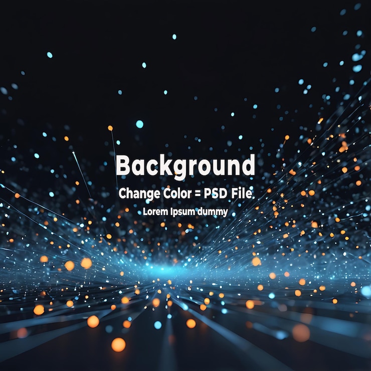 PSD psd abstract technology particles mesh background