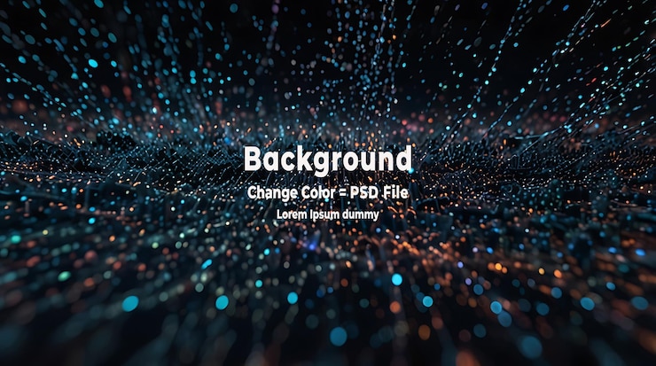 PSD psd abstract technology particles mesh background