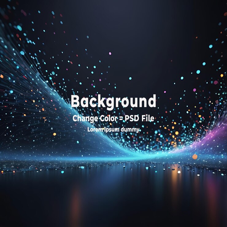 PSD psd abstract technology particles mesh background