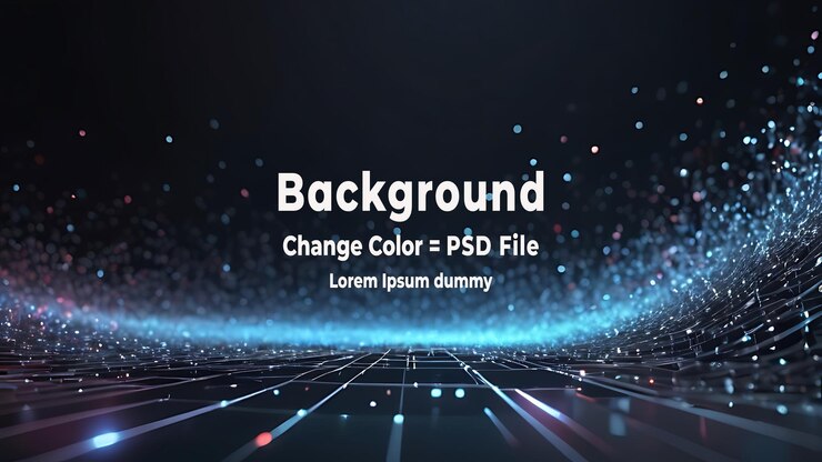 PSD psd abstract technology particles mesh background