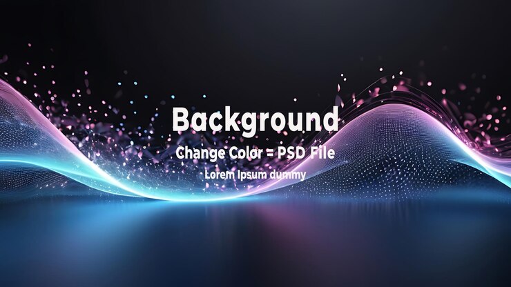 PSD psd abstract technology particles mesh background
