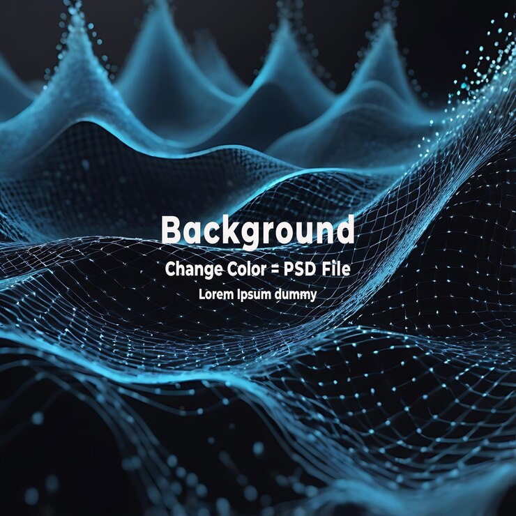 PSD psd abstract technology particles mesh background