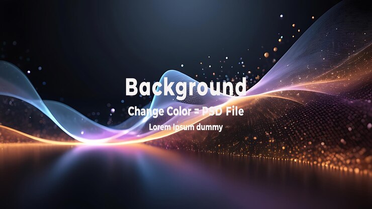 PSD psd abstract technology particles mesh background