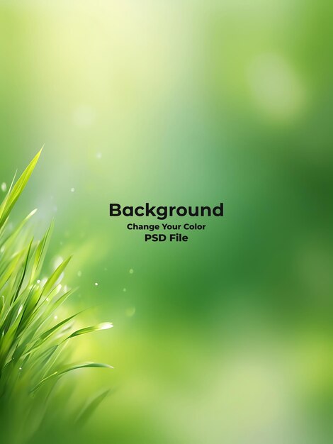 PSD psd abstract textured spring light green blur background st patricks day wallpaper nature