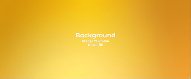 Psd abstract yellow gradient background looks modern blurry textured yellow wall