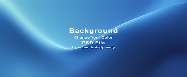 PSD Abstrakt blå gradient baggrund ser moderne ud med sløret tekstureret blå wallpaper