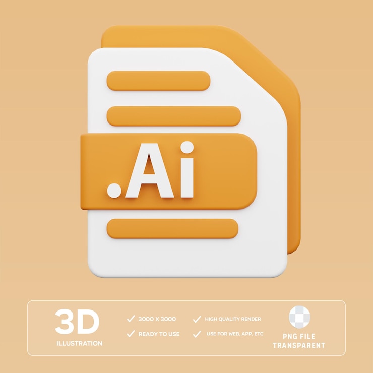 PSD psd ai files 3d illustration