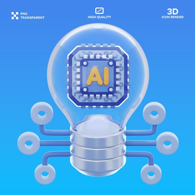 PSD ai idee 3D illustratie