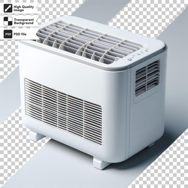 PSD psd air conditioner on transparent background with editable mask layer