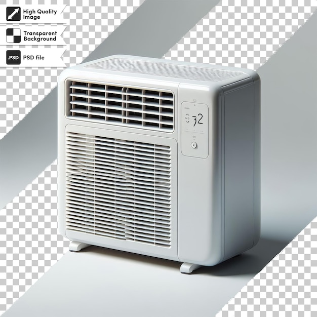 PSD psd air conditioner on transparent background with editable mask layer