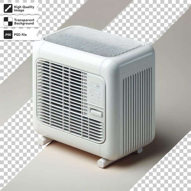 PSD psd air conditioner on transparent background with editable mask layer