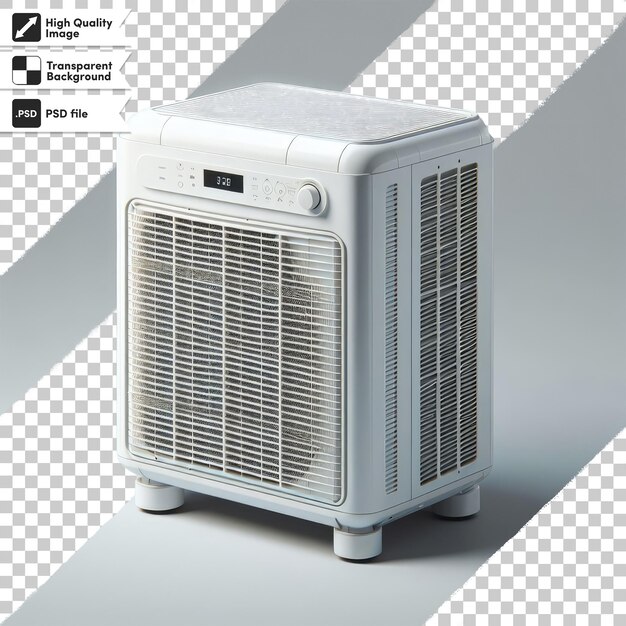 PSD psd air conditioner on transparent background with editable mask layer