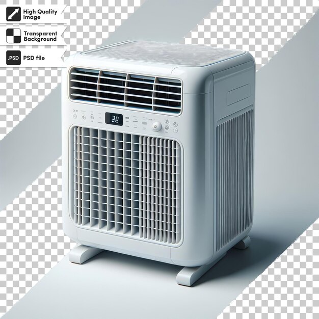 PSD psd air conditioner on transparent background with editable mask layer