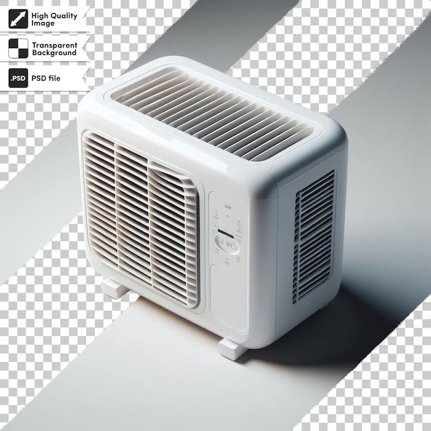 PSD psd air conditioner on transparent background with editable mask layer