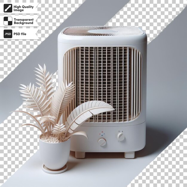 PSD psd air conditioner on transparent background with editable mask layer