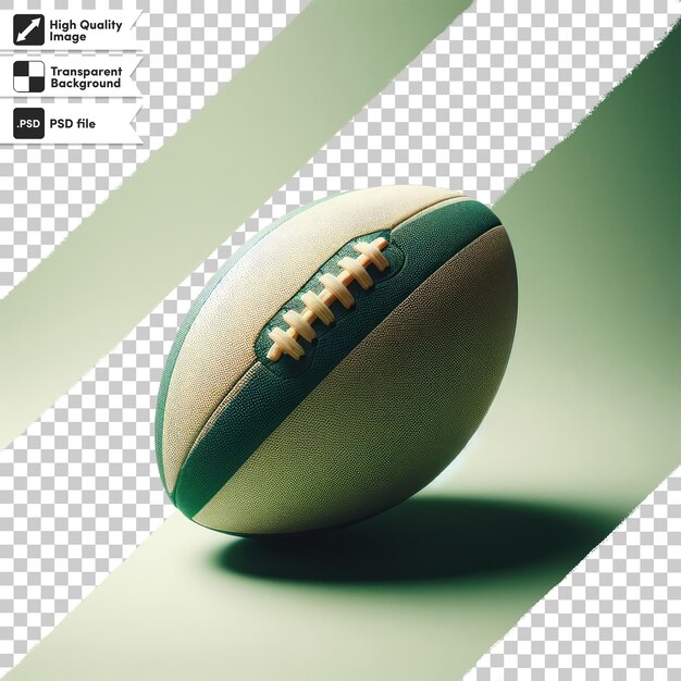 PSD psd american football ball on transparent background