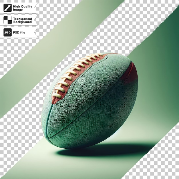 Psd american football ball on transparent background