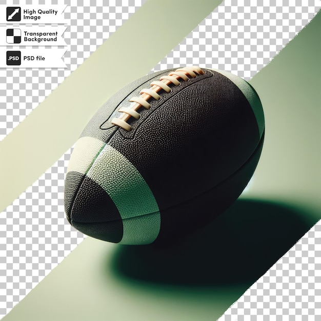 PSD psd american football ball on transparent background