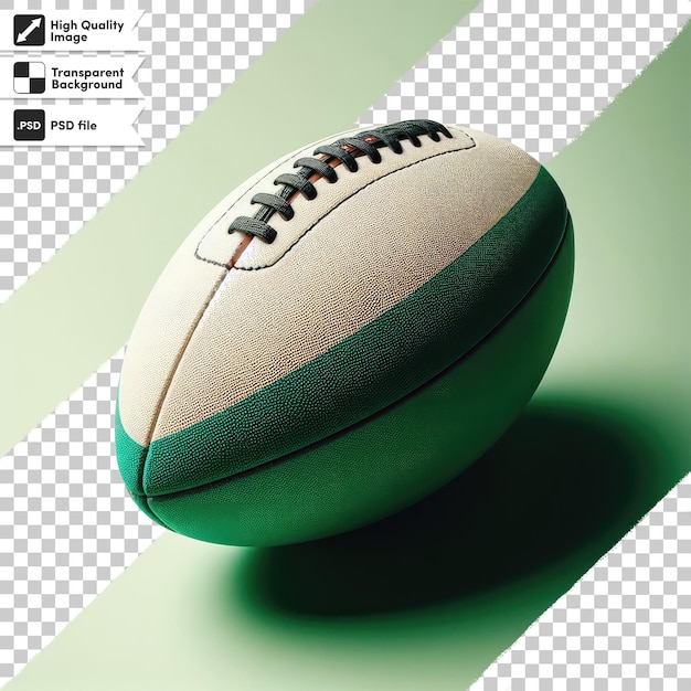 PSD psd american football ball on transparent background