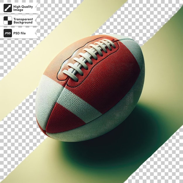 PSD psd american football ball on transparent background