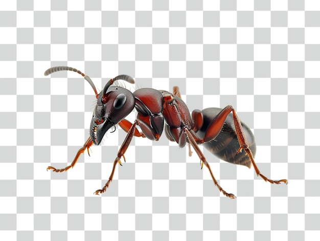 PSD psd ant isolated on transparent background