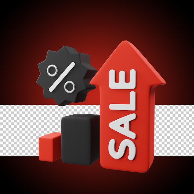 PSD psd arrow that pointed sale