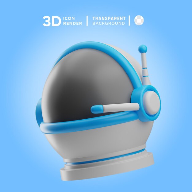 PSD psd astronau 3d ilustracja