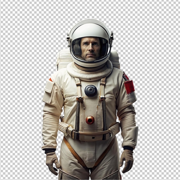 PSD psd of astronaut in a space suit on transparent background