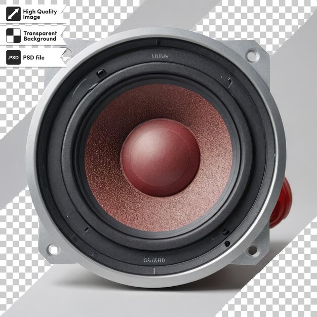 PSD psd audio speaker on transparent background with editable mask layer