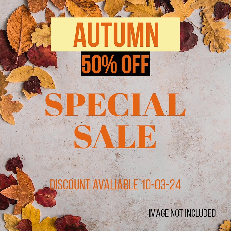PSD psd autumn special sale social media template