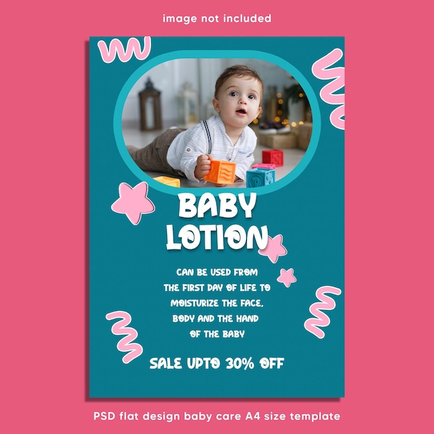 PSD psd baby shop print template
